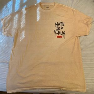 UPRISERS Hate Is A Virus T-Shirt (L)
